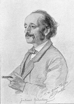 Christian Wilhelm Allers : Portrait of julius rodenberg